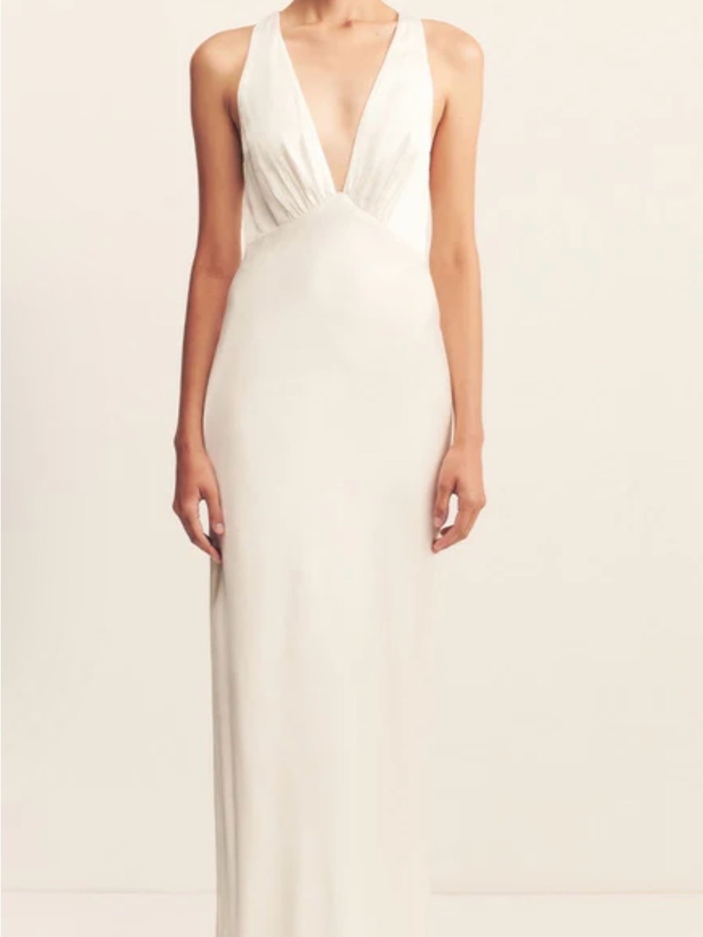 Shona Joy La Lune Cross-Back Maxi Dress